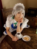 cosplay美女套图 c77 Sakuya Izayoi　白丝假发扮相(1)(13)